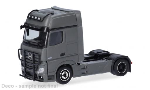 Mercedes Actros 1/87 Herpa grau 1:87 modellino in miniatura
