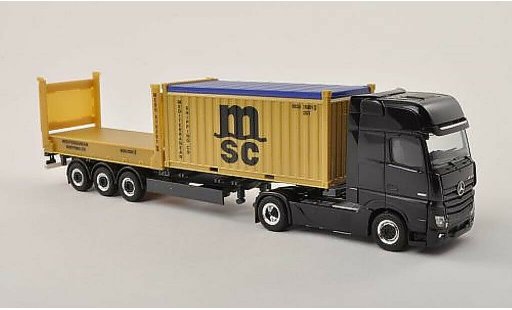 Mercedes Actros Gigaspace 1/87 Herpa MSC Container-SZ 2011 modellini auto