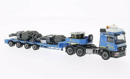 Mercedes Actros Base 1/87 Herpa L 08 Felbermayr (A) con Hakenflaschen fur Liebherr LR 1600/2 (A) Semitieflade-SZ modellini auto