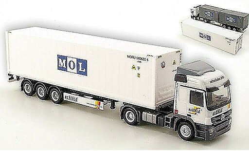 Mercedes Actros Base 1/87 Herpa L 08 Schmid Regensburg / MOL Container-SZ modellini auto