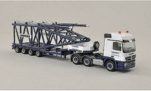 Mercedes Actros Base 1/87 Herpa L 08 Wasel Krane Semitieflade-SZ con Anlenkpezzo fur Liebherr LR 1600/2 modellini auto