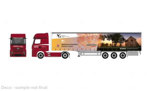 Mercedes Actros 1/87 Herpa L G&auml;rtner Transporte/Kloster Lorsch 1:87 modellino in miniatura