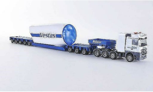 Mercedes Actros Base 1/87 Herpa LH 08 Balmer Tieflade-SZ con Turbinengehause modellini auto