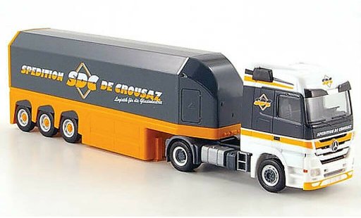 Mercedes Classe GLA Base 1/87 Herpa Actros LH 08 Glastransp.-SZ Interliner/De Crousaz modellini auto