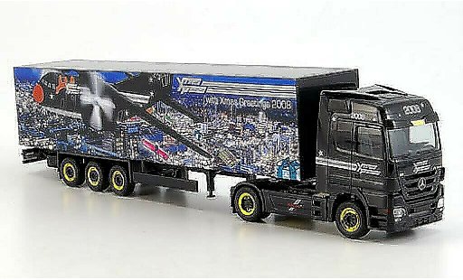 Mercedes Actros Base 1/87 Herpa LH 08 baule-Sattelzug Weihnachten 2008 modellini auto