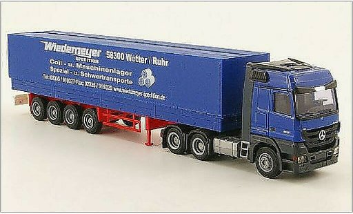 Mercedes Actros Base 1/87 AWM LH/Aerop. Wiedemeyer PrSZ modellini auto