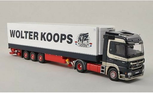 Mercedes Actros Base 1/50 Tekno LH MP3 Wolter Koops (NL) Kuhlbaule-SZ modellini auto
