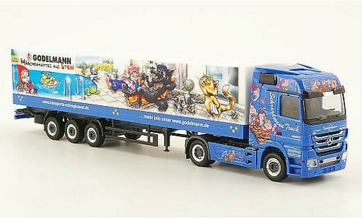 Mercedes Actros Base 1/87 Herpa LH Schreglmann / Godelmann Marchentruck 1 Planen-SZ modellini auto