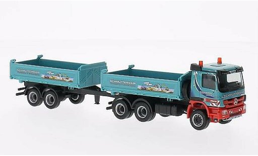 Mercedes Actros Base 1/87 Herpa M 08 Meiller Schuttermair Tandemkipper-Hangerzug modellini auto