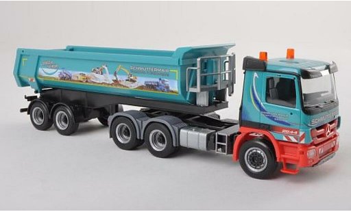 Mercedes Actros Base 1/87 Herpa M08 Rundmulden-SZ 3/2 Schmuttermair modellini auto