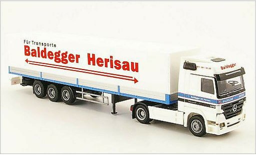 Mercedes Actros Base 1/87 AWM MP2 LH/Aerop. Baldegger pianalen-SZ modellini auto