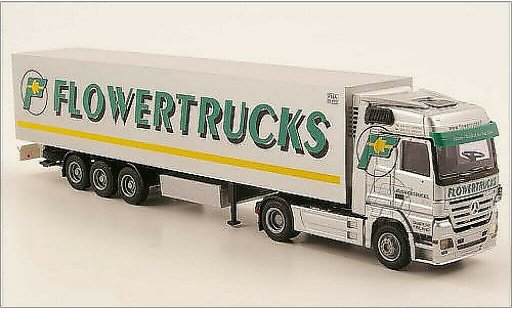 Mercedes Actros Base 1/87 AWM MP2 LH/Aerop. Flowertrucks Kuhl-KSZ modellini auto