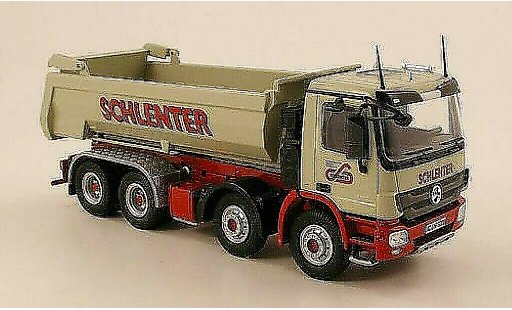 Mercedes Actros Base 1/50 NZG MP3 8x4 Schlenter Muldenkipper modellini auto