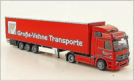 Mercedes Actros Base 1/87 AWM MP3 L Aerop. Grosse Vehne KSZ modellini auto