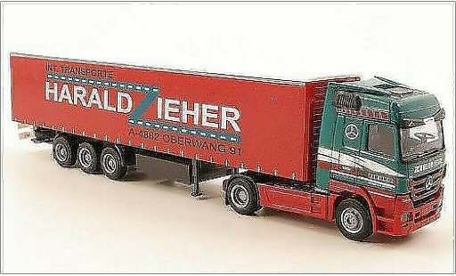 Mercedes Actros Base 1/87 AWM MP3 LH/Aerop. Harald Zieher G-KSZ modellini auto