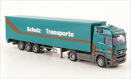 Mercedes Actros Base 1/87 AWM MP3 Schulz Transporte Schubboden-SZ modellini auto