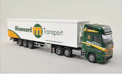 Mercedes Actros Gigaspace 1/87 AWM MP4 Minnaard Giga./Aerop.-Schubb.-SZ modellini auto