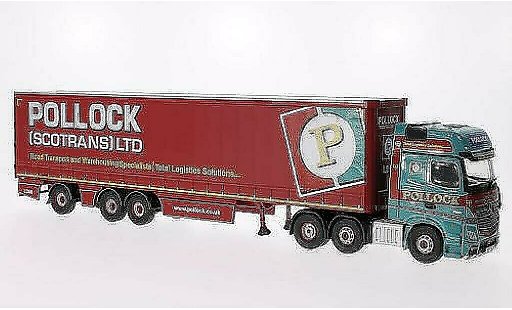 Mercedes Actros Base 1/50 Corgi (MP4) Pollock (Scotrans) Ltd Mega-Gardinenplanen-SZ modellini auto