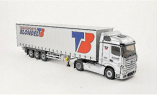 Mercedes Actros Streamspace 1/43 Eligor MP4 Transports Blondel Gardinenplanen-SZ modellini auto