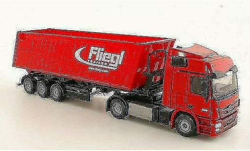 Mercedes Actros Base 1/50 Siku Muldenkipper Fliegl modellini auto