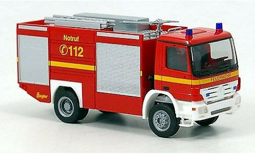 Mercedes Actros Base 1/87 Herpa S TLF 24/60 Vigili del fuoco 2002 modellini auto