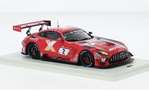 Mercedes AMG GT 1/43 Spark 3 24h Nürburgring 2023 AMG Team GetSpeed #2 A.Christodoulou/M.Götz 1:43 modellino in miniatura