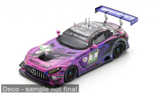 Mercedes AMG GT 1/43 Spark 3 24h N&uuml;rburgring 2025 -AMG Team GetSpeed #17 R.Aron/L.Auer 1:43 modellino in miniatura