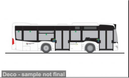 Mercedes Citaro 1/87 Rietze K 2012 Salzburg Verkehr (A) 1:87 modellino in miniatura