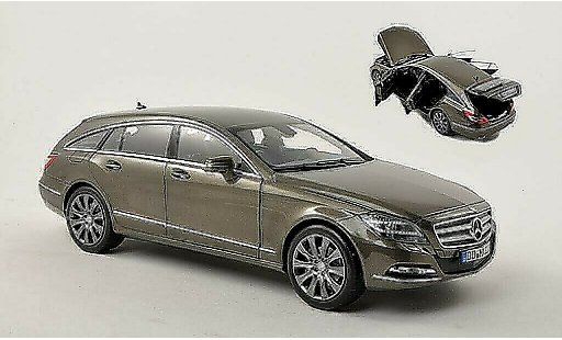 Mercedes Classe CLS Shooting Brake 1/18 Norev 500 (X218) grigio HQ 2012 modellini auto