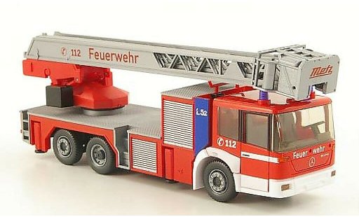 Mercedes Econic Feuerwehr 1/87 Wiking DLK 23-12 Metz Vigili del fuoco modellini auto