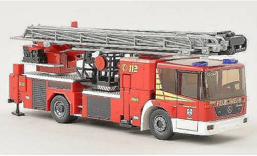 Mercedes Econic Feuerwehr 1/87 Wiking Metz B32 Vigili del fuoco Straelen Hubrettungsbuhne modellini auto