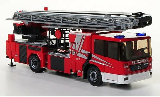 Mercedes Econic Feuerwehr 1/87 Wiking mit Metz B32 Hubrettungsbuhne Vigili del fuoco modellini auto