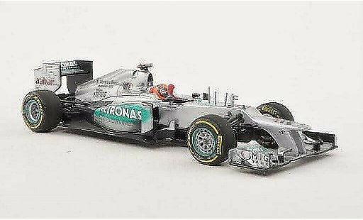 Mercedes F1 2012 1/43 Minichamps W03 No.7 Petronas GP Valencia modellini auto