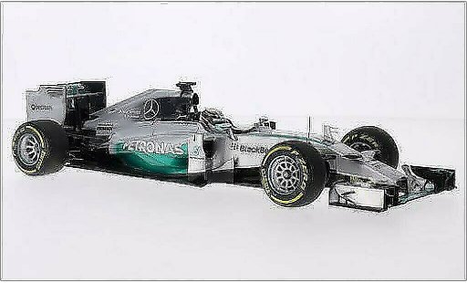 Mercedes F1 2014 1/18 Minichamps W05 Hybrid No.44 AMG Petronas Team Petronas formula 1 GP Abu Dhabi modellini auto