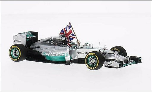 Mercedes F1 2014 1/43 Spark W05 Hybrid No.44 GP Petronas formula 1 GP Abu Dhabi modellini auto