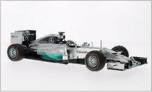 Mercedes F 2014 1/18 Spark W05 Hybrid No.6 AMG formula 1 Team Petronas formula 1 GP Monaco modellini auto