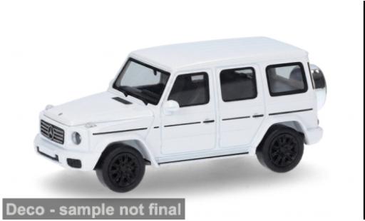 Modellini auto Mercedes Classe G weiss 1/87 Herpa