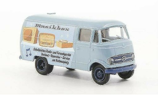 Mercedes L319 Kastenwagen 1/87 Brekina furgone Musikbox modellini auto