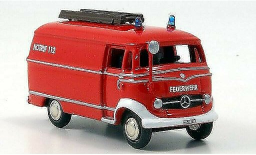 Mercedes L319 Kastenwagen 1/87 Bub Furgone Vigili del fuoco modellini auto
