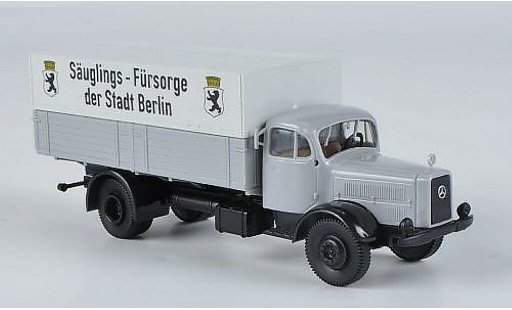 Mercedes L4500 Base 1/87 Brekina Sauglings-Fursorge der Stadt Berlin modellini auto