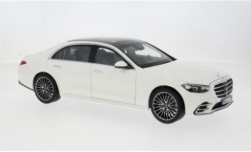 Modellini auto Mercedes Classe S AMG-Line weiss 2021 1/18 Norev