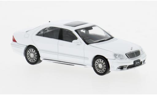 Mercedes Classe S 1/64 Tarmac Works weiss 1:64 modellino in miniatura