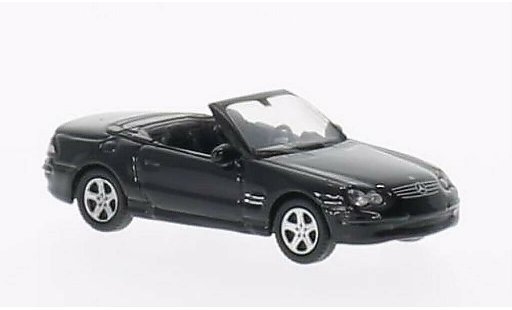 Mercedes Classe SL 500 1/87 Welly Cabrio nero modellini auto