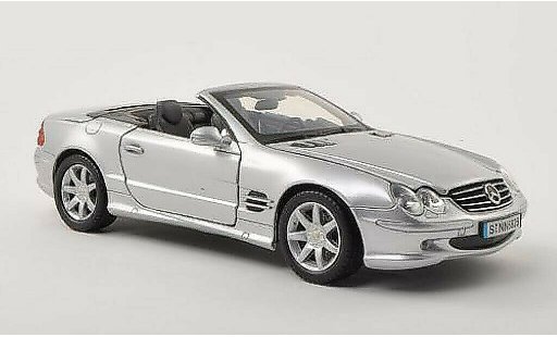 Mercedes Classe SL 500 1/18 Motormax (R230) grigio con Klappcapote 2002 modellini auto