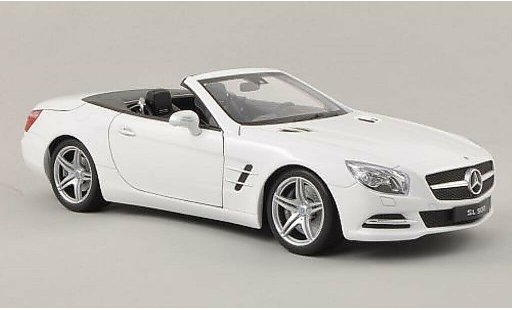 Mercedes Classe SL 500 1/18 Welly (R231) bianco capote geoffnet 2012 modellini auto