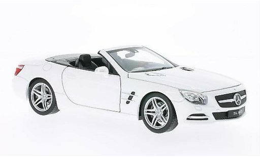 Mercedes Classe SL 500 1/24 Welly (R231) bianco 2012 modellini auto