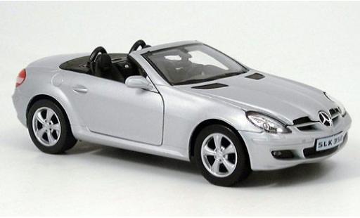 Mercedes Classe SLK 1/24 Welly SLK 350 silber 1:24 modellino in miniatura