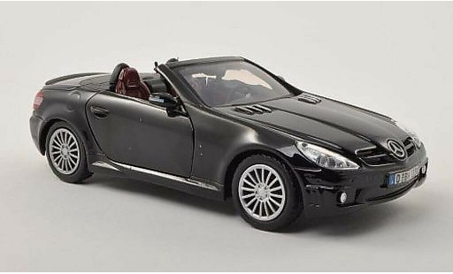 Mercedes Classe SLK AMG 1/24 Motormax 55 (R171) nero modellini auto