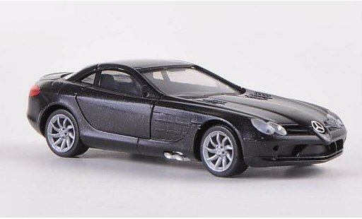 Mercedes SLR Base 1/87 Herpa McLaren nero innen grigio 2004 modellini auto