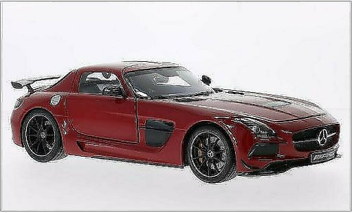 Mercedes B Black Series 1/18 Minichamps AMG nero rosso 2013 modellini auto